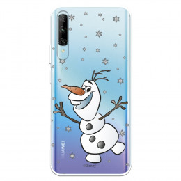 Funda para Huawei P Smart Pro Oficial de Disney Olaf Transparente - Frozen