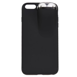 Funda Porta Auriculares Negro para iPhone 8 Plus