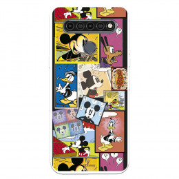 Funda para LG K61 Oficial de Disney Mickey Comic - Clásicos Disney