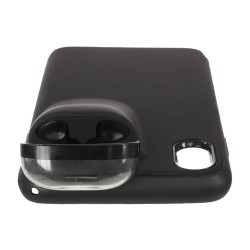 Funda Porta Auriculares Negro para iPhone XS