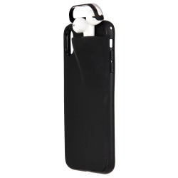 Funda Porta Auriculares Negro para iPhone XS Max