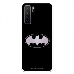 Funda para Huawei P40 Lite 5G Oficial de DC Comics Batman Logo Transparente - DC Comics