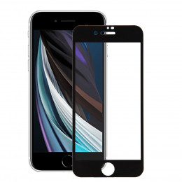 Cristal Templado Completo Negro  para iPhone SE - La Casa de las Carcasas