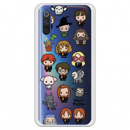 Carcasa Oficial Harry Potter icons characters para Xiaomi Mi 9 - La Casa de las Carcasas