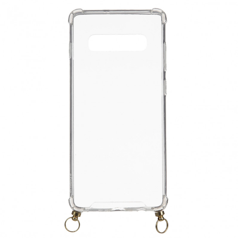 Coque Silicone Cordon Transparente pour Samsung Galaxy S10 Plus