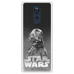 Carcasa Oficial Star Wars Darth Vader negro para Sony Xperia XZ4 - La Casa de las Carcasas