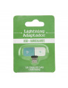 Adaptateur Lightning USB - Écouteurs Vert