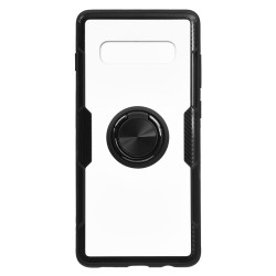 Funda Ring Transparente Negra para Samsung Galaxy S10 Plus