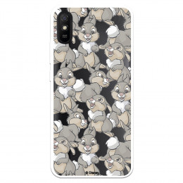 Funda para Xiaomi Redmi 9AT Oficial de Disney Tambor Patrones - Bambi