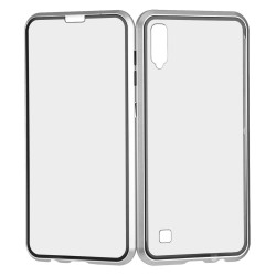 Funda Magnética Plata para Samsung Galaxy A10