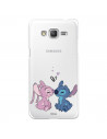 Funda para Samsung Galaxy Grand Prime Oficial de Disney Angel & Stitch Beso - Lilo & Stitch