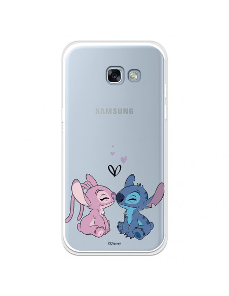 Coque pour Samsung Galaxy A5 2017 Officielle de Disney Angel Stitch Bisou - & Stitch