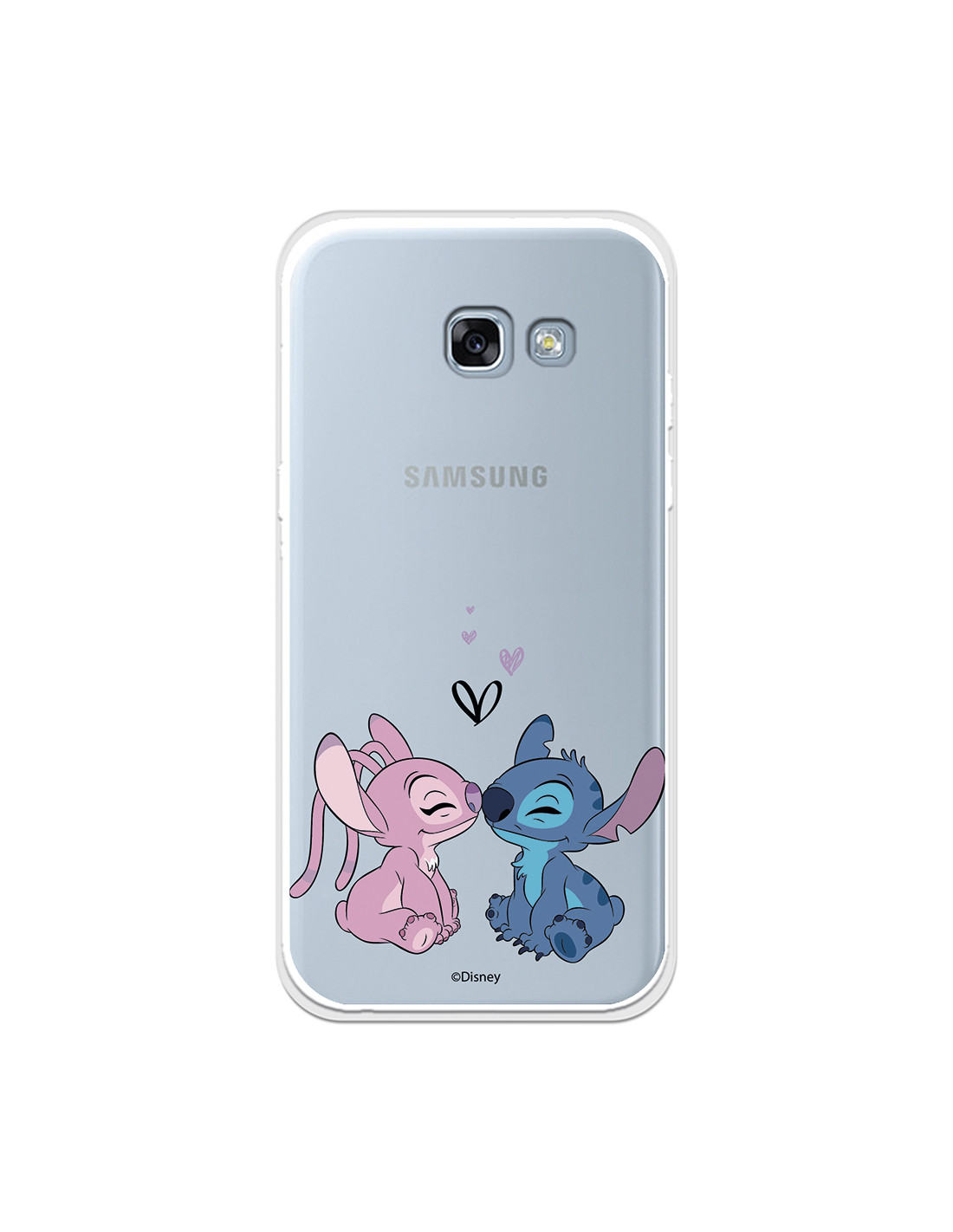 Coque pour Samsung Galaxy A5 2017 Officielle de Disney Angel Stitch Bisou - & Stitch