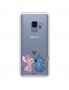 Funda para Samsung Galaxy S9 Oficial de Disney Angel & Stitch Beso - Lilo & Stitch