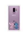 Funda para Samsung Galaxy S9 Plus Oficial de Disney Angel & Stitch Beso - Lilo & Stitch