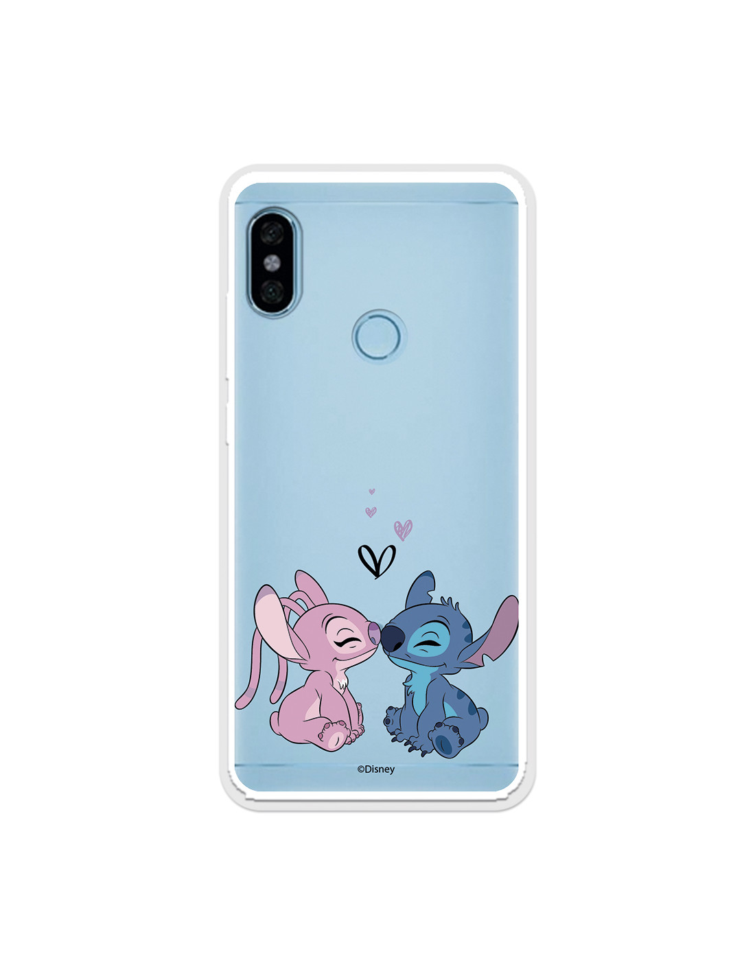 Coque pour Xiaomi Redmi Note 5 Officielle de Disney Angel & Stitch - Lilo &