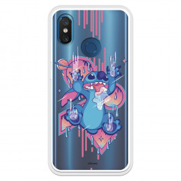 Funda para Xiaomi Mi 8 Oficial de Disney Stitch Graffiti - Lilo & Stitch