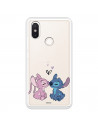Funda para Xiaomi Mi 8 SE Oficial de Disney Angel & Stitch Beso - Lilo & Stitch