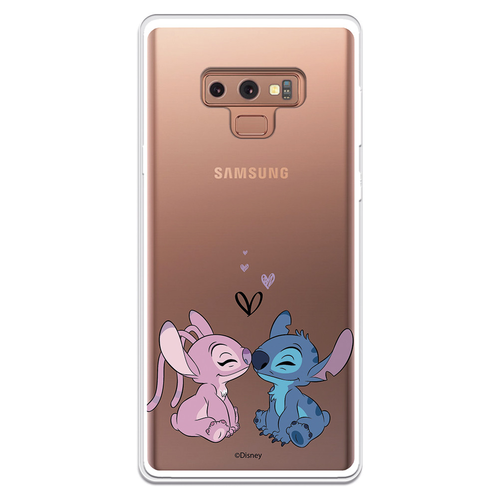 Coque pour Samsung Galaxy Note de Disney Angel & Stitch Bisou - Lilo Stitch