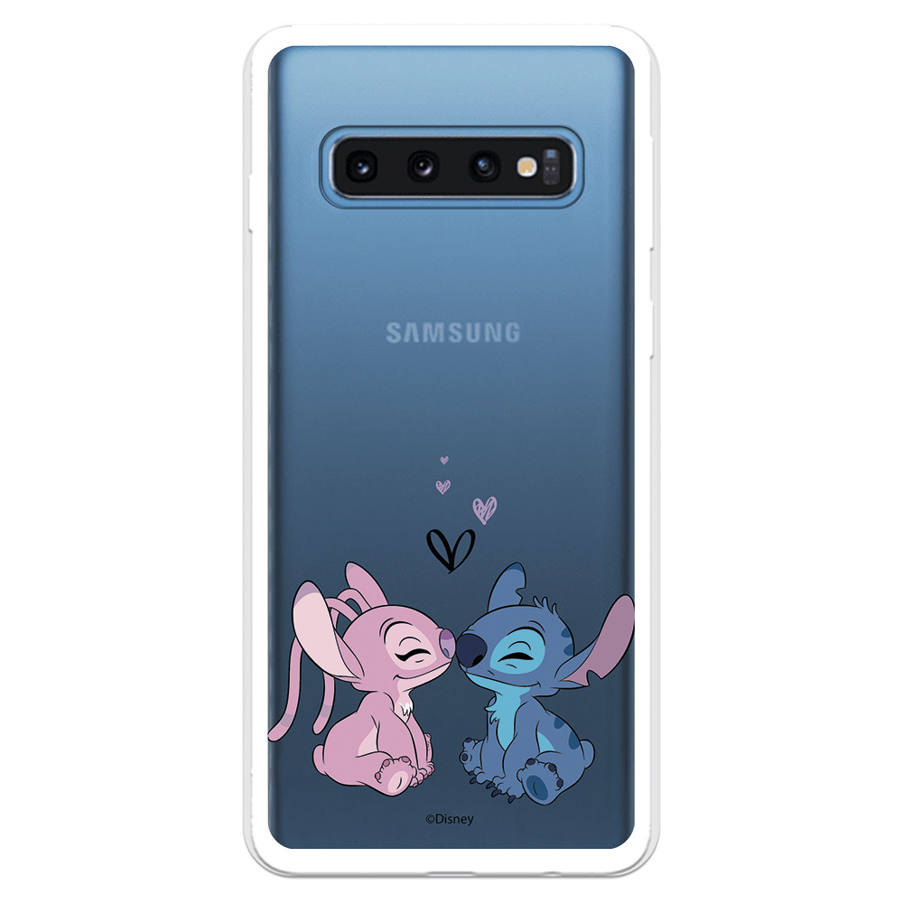 entidad Cielo calcular Coque pour Samsung Galaxy S10 Plus Officielle de Disney Angel & Stitch  Bisou - Lilo & Stitch