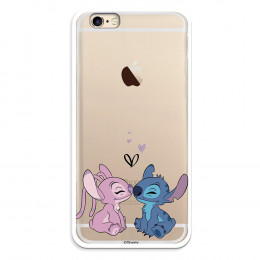 Funda para iPhone 6S Oficial de Disney Angel & Stitch Beso - Lilo & Stitch