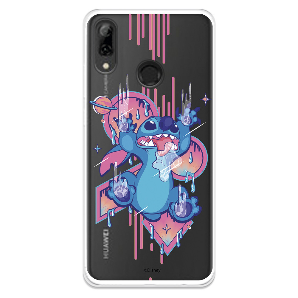 Coque pour Huawei P Smart 2019 Officielle de Disney Stitch Graffiti - Lilo  & Stitch