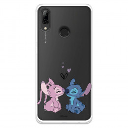 Funda para Huawei Honor 10 Lite Oficial de Disney Angel & Stitch Beso - Lilo & Stitch