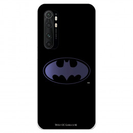 Funda para Xiaomi Mi Note 10 Lite Oficial de DC Comics Batman Logo Transparente - DC Comics