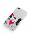 Coque pour Xiaomi Mi Note 10 Lite Officielle de Disney Mickey et Minnie Bisou - Classiques Disney