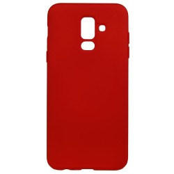 Funda Ultra Suave Roja para Samsung Galaxy A6 Plus