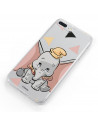 Coque pour iPhone 12 Officielle de Disney Dumbo Silhouette Transparente - Dumbo