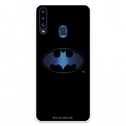 Funda para Samsung Galaxy A20S Oficial de DC Comics Batman Logo Transparente - DC Comics