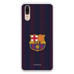 Funda para Huawei P20 del Barcelona Rayas Blaugrana - Licencia Oficial FC Barcelona