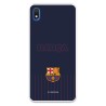 Funda para Samsung Galaxy A10 del Barcelona Barsa Fondo Azul - Licencia Oficial FC Barcelona