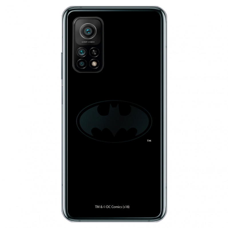 Funda para Xiaomi Mi 10T Oficial de DC Comics Batman Logo Transparente - DC Comics