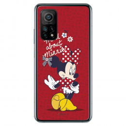 Funda para Xiaomi Mi 10T Oficial de Disney Minnie Mad About - Clásicos Disney