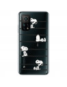 Funda para Xiaomi Mi 10T Pro Oficial de Peanuts Snoopy rayas - Snoopy