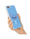 Funda para Huawei Y6S Oficial de Disney Stitch Azul - Lilo & Stitch