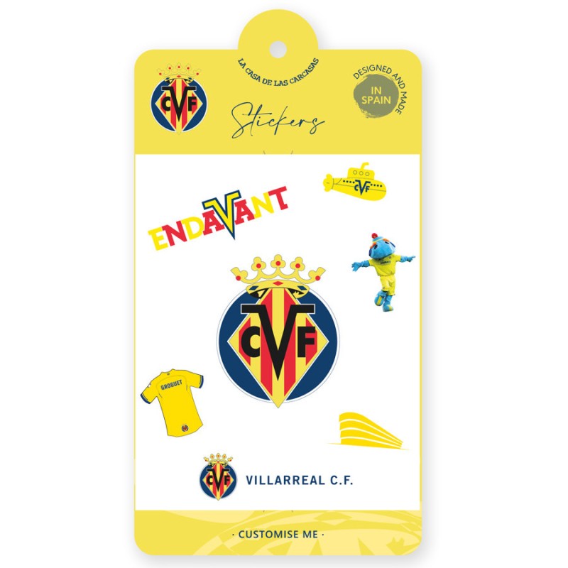 Stickers del Villarreal CF - Personaliza tus Dispositivos Stickers del Villarreal CF - Personaliza tus Dispositivos