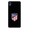 Funda para Samsung Galaxy A10 del Atleti Escudo Fondo Negro - Licencia Oficial Atlético de Madrid