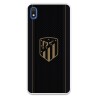 Funda para Samsung Galaxy A10 del Atleti Escudo Dorado Fondo Negro - Licencia Oficial Atlético de Madrid