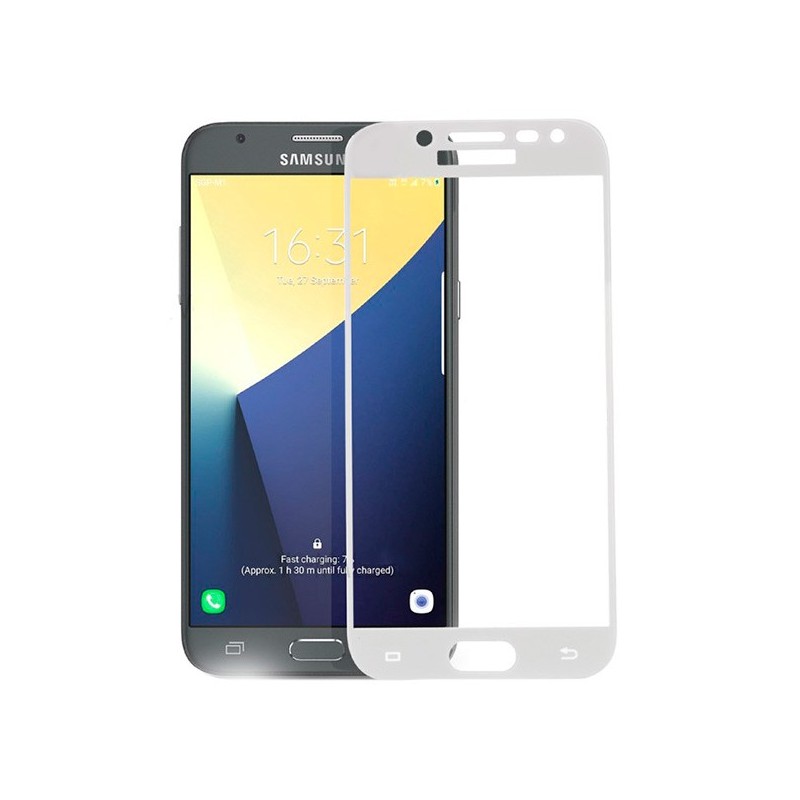 Cristal Templado Completo Blanco para Samsung Galaxy J7 2017 Europeo