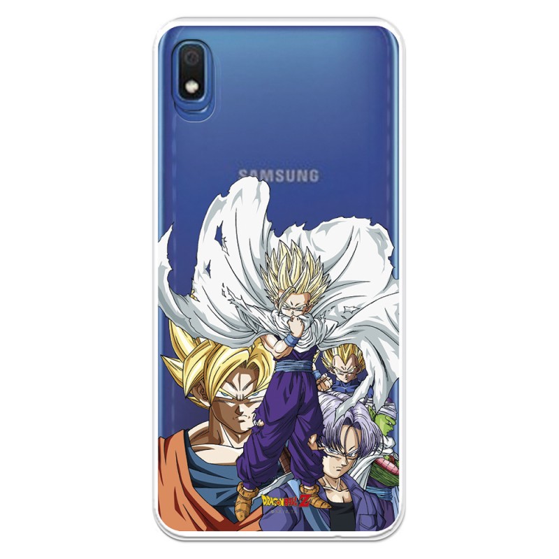 Funda para Samsung Galaxy A10 Oficial de Dragon Ball Guerreros Saiyans - Dragon Ball