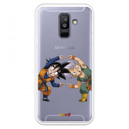 Funda para Samsung Galaxy A6 Plus 2018 Oficial de Dragon Ball Goten y Trunks Fusión - Dragon Ball