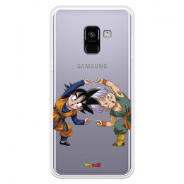 Funda para Samsung Galaxy A8 2018 Oficial de Dragon Ball Goten y Trunks Fusión - Dragon Ball
