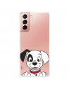Funda para Samsung Galaxy S21 Oficial de Disney Cachorro Sonrisa - 101 Dálmatas