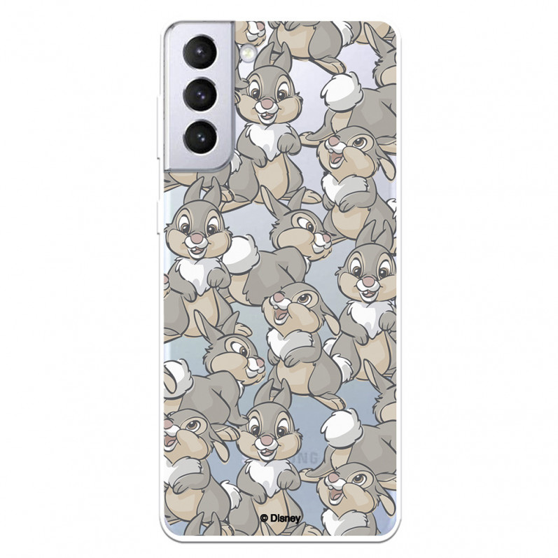 Funda para Samsung Galaxy S21 Plus Oficial de Disney Tambor Patrones - Bambi