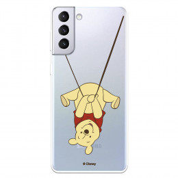 Funda para Samsung Galaxy S21 Plus Oficial de Disney Winnie  Columpio - Winnie The Pooh