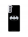Funda para Samsung Galaxy S21 Plus Oficial de DC Comics Batman Logo Transparente - DC Comics