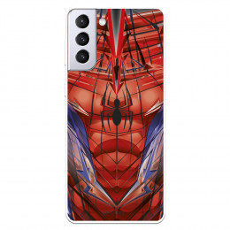 Funda para Samsung Galaxy S21 Plus Oficial de Marvel Spiderman Torso - Marvel